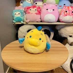 disney the little mermaid flounder squishmallow
